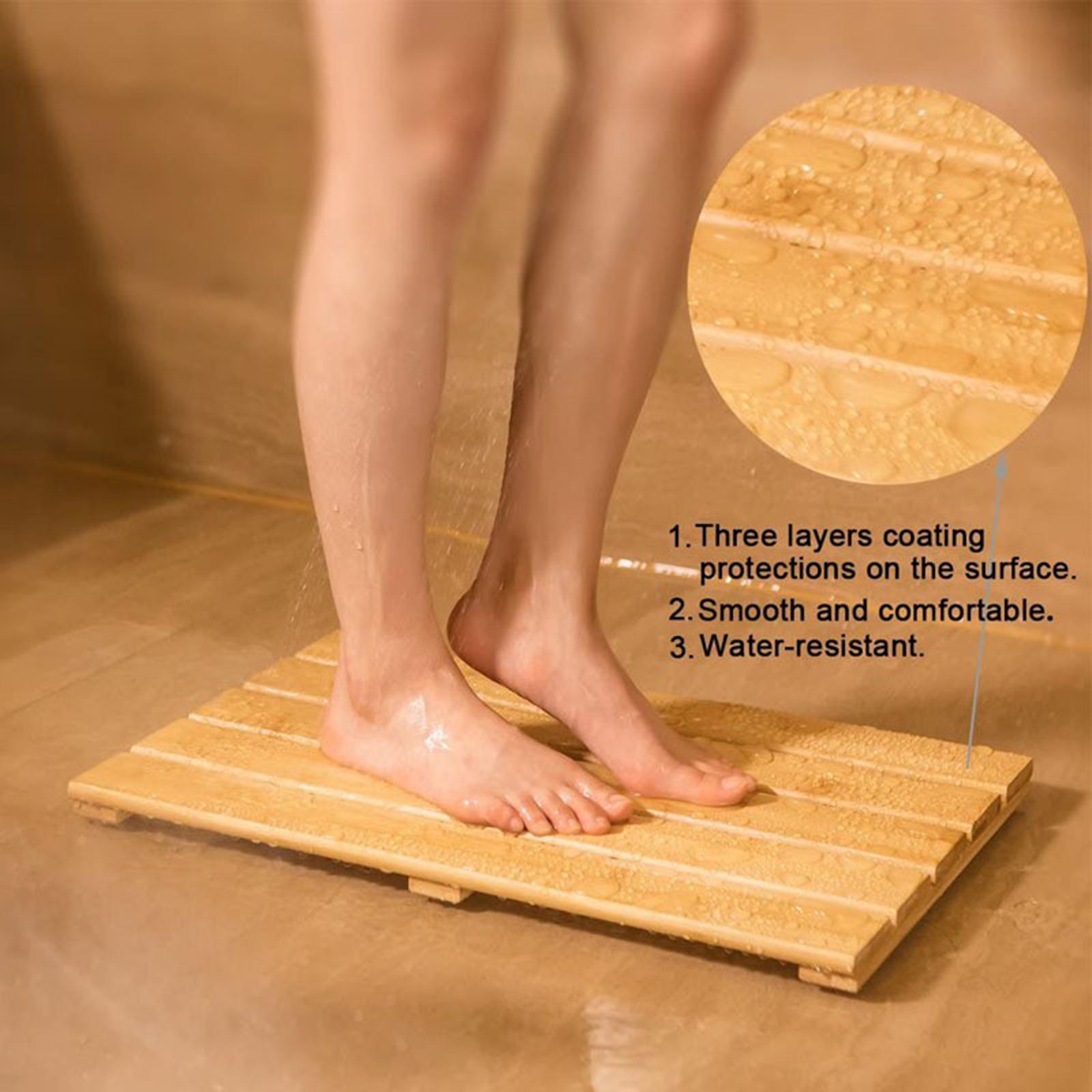 Bamboo Bath Mat Stylish Heavy  - Bamboo Bath Mat review and price