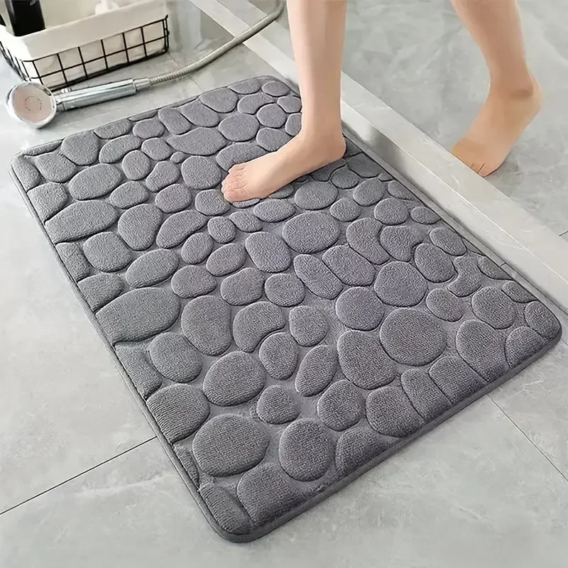 3D Non Slip Bathroom Mat Cobbl - Bamboo Bath Mat review and price